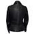 Burberry Biker-Jacke mit Steppmuster aus schwarzem Lammleder - Ansicht 3