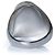 Alexander McQueen, Anello con stemma argentato Argento Metallico - vista 4