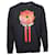 Givenchy, Grauer Rundhals-Pullover mit Print  - Ansicht 1