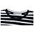 T by Alexander Wang, Top de cuello redondo a rayas Multicolor - vista 5