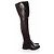 Prada, botas largas de cuero negro. - vista 4