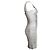 Silbernes Off-Shoulder Bodycon-Kleid Herve Leger by Max Azria Metallisch - Ansicht 6