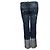 Dsquared2, Jeans blu con risvolti extra alti in taglia IT42/S. - vista 3