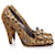 Yves Saint Laurent, Casablanca brocade heels. Golden Metallic  - view 5