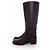 Prada, botas de cuero granulado negro. - vista 2