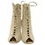 Stivaletti stringati in scamosciato beige Gianvito Rossi - vista 2