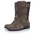 Jimmy Choo, botas biker de ante Verde Caqui