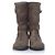 Jimmy Choo, botas biker de ante Verde Caqui - vista 5