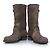 Jimmy Choo, botas biker de ante Verde Caqui - vista 6