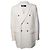 Amiri, blazer de buclé blanco Crudo