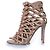 Gianvito Rossi, tacchi caged Marrone Carne - vista 2