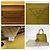 Bolso 2way de piel Saffiano Prada Amarillo - vista 4