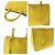 Bolso 2way de piel Saffiano Prada Amarillo - vista 5