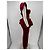 Autre Marque MISS CIRCLE Rotes Samtkleid - Ansicht 3