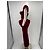 Autre Marque MISS CIRCLE Rotes Samtkleid - Ansicht 4