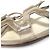 Sandali con lacci in pelle Jimmy Choo Beige D'oro - vista 5