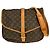 Borsa Louis Vuitton Saumur Monogram Canvas 35 Marrone