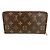 Cartera larga Louis Vuitton Monogram Cherry Blossom Castaño Roja - vista 2