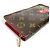 Cartera larga Louis Vuitton Monogram Cherry Blossom Castaño Roja - vista 6