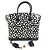 Borsa Louis Vuitton Vernis Dot Infinity Yayoi Kusama Lockit MM Nero Bianco