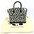 Borsa Louis Vuitton Vernis Dot Infinity Yayoi Kusama Lockit MM Nero Bianco - vista 16