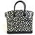 Borsa Louis Vuitton Vernis Dot Infinity Yayoi Kusama Lockit MM Nero Bianco - vista 2