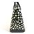 Borsa Louis Vuitton Vernis Dot Infinity Yayoi Kusama Lockit MM Nero Bianco - vista 4