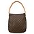Borsa Louis Vuitton Monogram Looping in tela Monogram GM Marrone