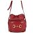 Gucci Horsebit Leder-Bucket-Handtasche Rot
