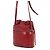 Gucci Horsebit Leder-Bucket-Handtasche Rot - Ansicht 2