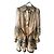 Zimmermann Vestido de seda estampado The Lovestruck Blanco Beige