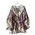 Zimmermann Vestido de seda estampado Super Eight Multicolor Beige