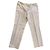 Chanel Pantalones de Mezclilla Blancos