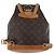 Louis Vuitton Vintage Montsouris Monogram Canvas MM Marron - vue 2