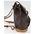 Louis Vuitton Vintage Montsouris Monogram Canvas MM Marron - vue 4
