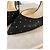 Jimmy Choo Décolleté Lucy 100 Nero Argento - vista 6