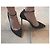 Jimmy Choo Décolleté Lucy 100 Nero Argento - vista 7