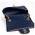 Borsa Chanel Edinburgh Tricolor Mini Classic Flap Rosso Caramello Blu scuro - vista 10