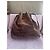 Fendi Borsa a Secchiello in Pelle Velluto a Coste Marrone - vista 6