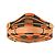 Borsa Louis Vuitton Damier Pop Chess Messenger Marrone Arancione - vista 2