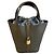 Borsa Hermès Picotin 18 in pelle granulata Grigio