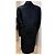 Agnona Black Alpaca Wool Blend Wrap Coat with Leather Belt - view 2