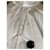 Falda Maxi Prada de Algodón Blanco Estampado Negro  - vista 5
