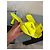 Prada Sandali Soft in Pelle Gialli Tg 37 Verde Giallo - vista 2