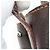 Borsa Tod's marrone scuro e arancione - vista 10