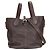 Borsa Tod's marrone scuro e arancione - vista 2