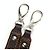 Borsa Tod's marrone scuro e arancione - vista 24