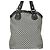Céline Celine Macadam Canvas Leder Tote Bag Braun Schwarz - Ansicht 2