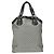 Céline Celine Macadam Canvas Leder Tote Bag Braun Schwarz - Ansicht 4
