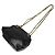 Borsa a tracolla Chanel in agnello nero - vista 12